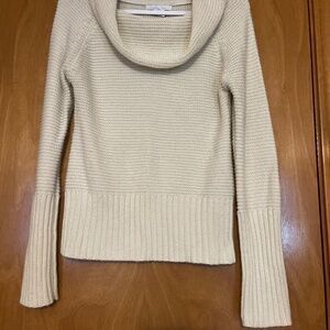 Women’s Charlotte Russe cowl neck ivory sweater large